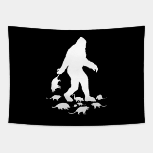 Sasquatch Opossums Tapestry