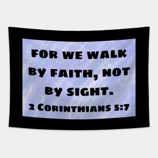 Bible Verse 2 Corinthians 5:7 Tapestry