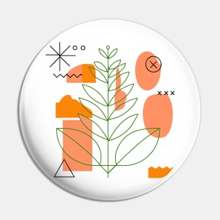 Minimalist Nature Design Pin