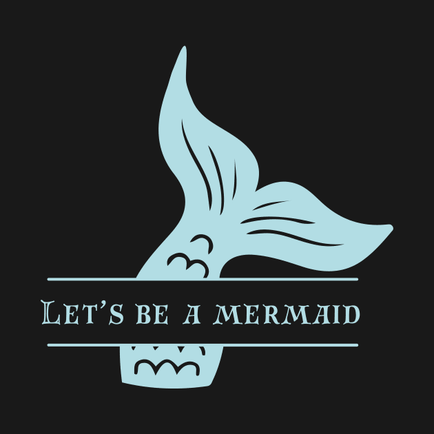 Mermaid ocean quote beach items by CameltStudio