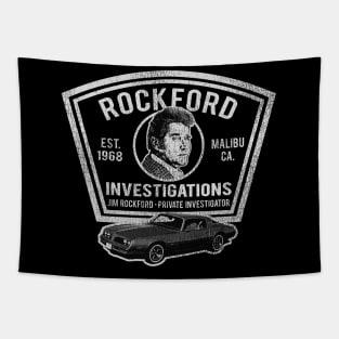 Jim Rockford Private Investigator Patch Tapestry