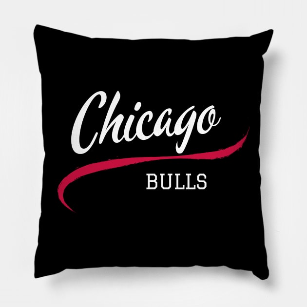 Bulls Pillow by CityTeeDesigns