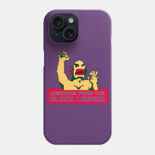 Creature from the Black Lagoon | Pixel | Fanart | Fan art Phone Case