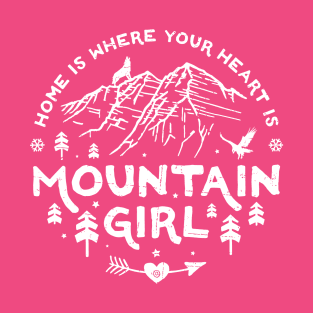 Mountain Girl (white) T-Shirt