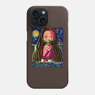 Nezuko in the sea Phone Case