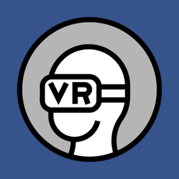 VR (Virtual Reality) Icon Logo by AnotherOne