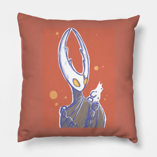 Hollow knight Pillow by sketchydrawer