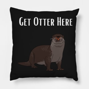 Animal Otter Pun Pillow