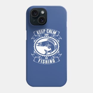 keep calm go fishing 3 Phone Case