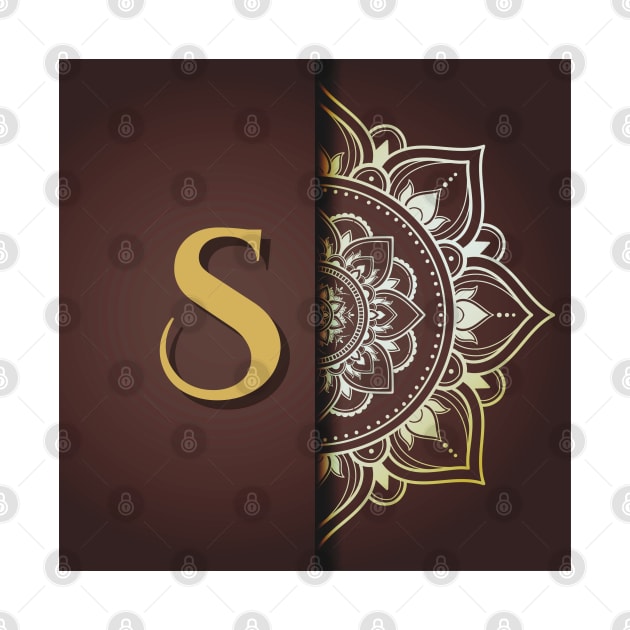 S – Mandala Monogram by Mazzlo Shop