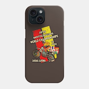 Motocross // World Championships 1975 Phone Case