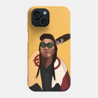 Native American Chief Joseph GTA Style Watercolor Art Phone Case