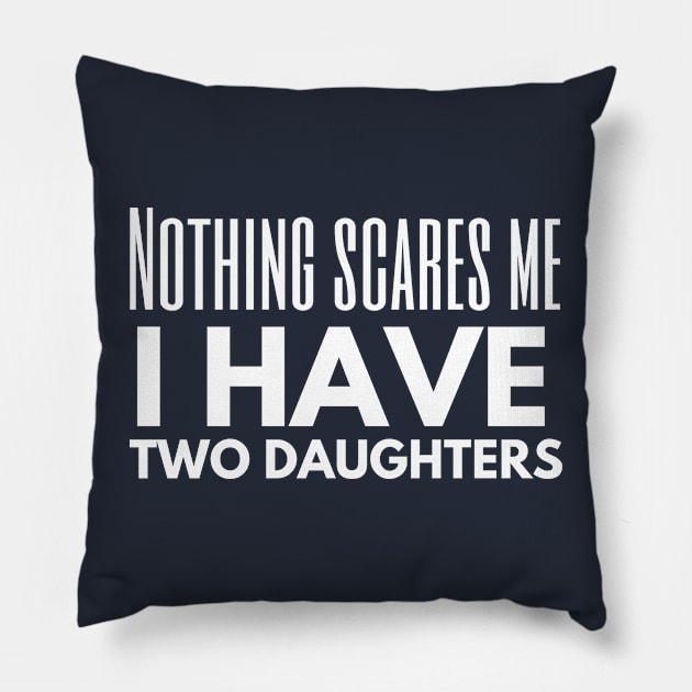 Nothing Scares Me Pillow by twentysevendstudio