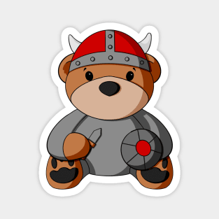 Viking Teddy Bear Magnet