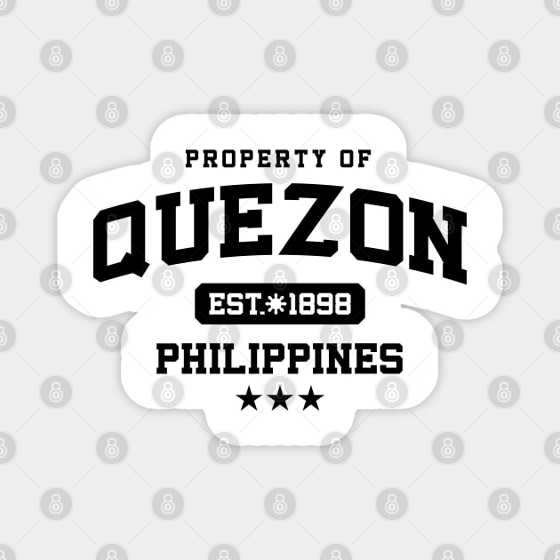 Quezon - Property of the Philippines Shirt Magnet by pinoytee