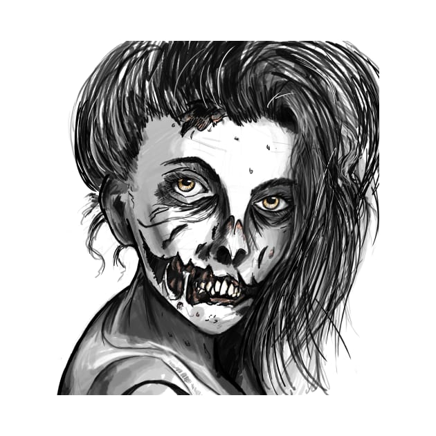 Zombie Girl by MEWETT