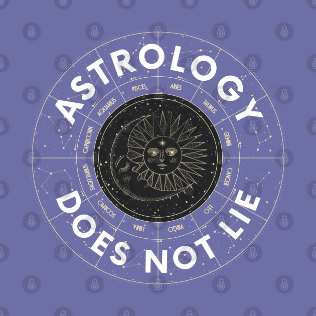 Astrology does not lie funny astrologer zodiac Birth chart Horoscope by Witchy Ways