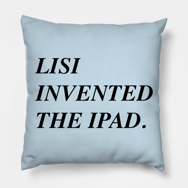 Lisi Invented The iPad Pillow by Girls Like Us