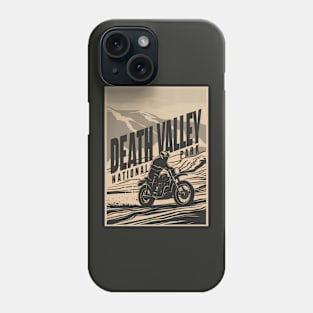 Death Valley National Park Off Road Motorcycle Phone Case