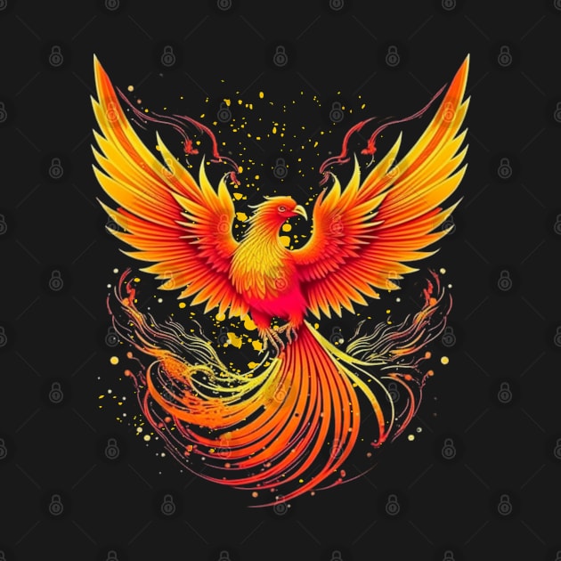 Phoenix Fire Bird Mythology Mythical Myths by Sassee Designs