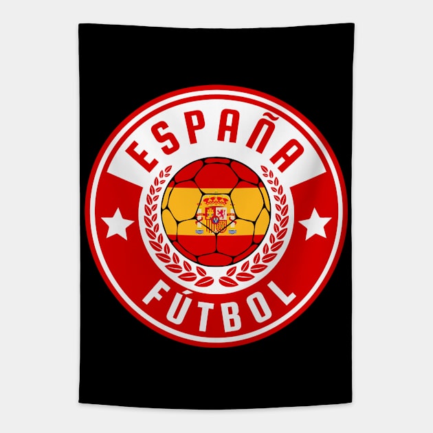 Espana Futbol Tapestry by footballomatic