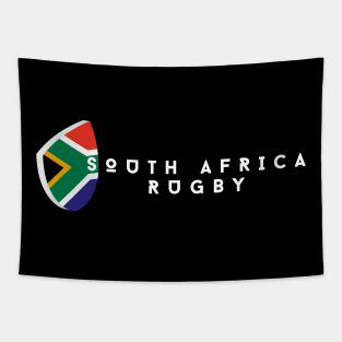 Minimalist Rugby Part 2 #006 - South Africa Rugby Fan Tapestry