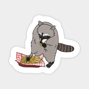 French Fry Raccoon! Magnet