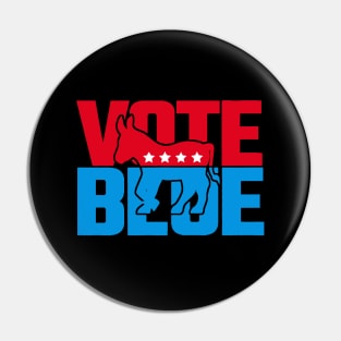 Vote Blue No Matter Who Democrat Pin