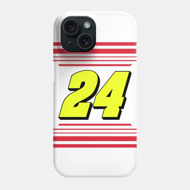William Byron #24 2024 NASCAR Design Phone Case by AR Designs 