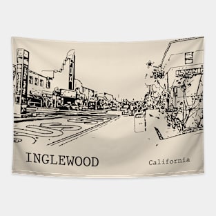 Inglewood California Tapestry