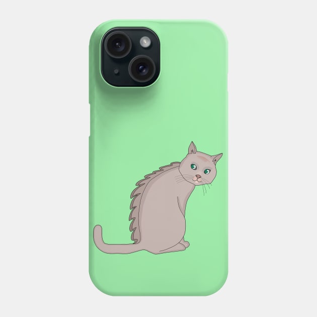 Dino Cat Phone Case by DiegoCarvalho