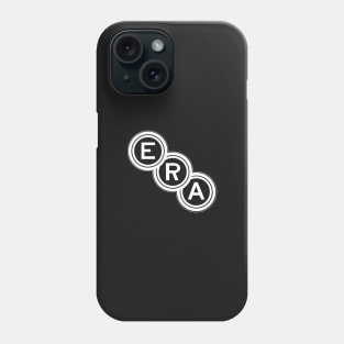 ERA (English Racing Automobiles) emblem (1933-1954) - white print - small emblem version Phone Case