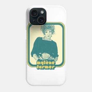 Mylene Farmer // Retro Francophile Fan Design Phone Case