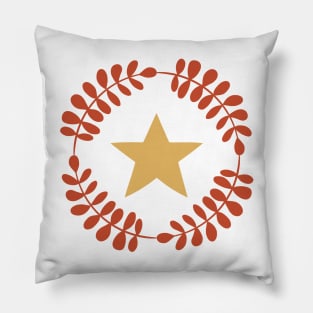 Folk Art Star Ring Pillow