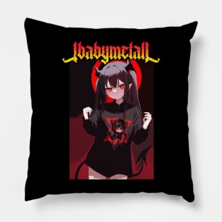 babymetal colored Pillow