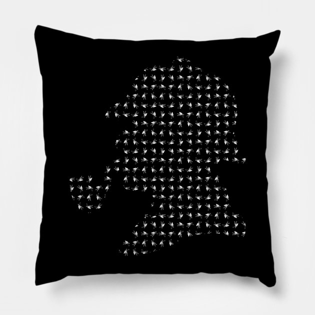 Searching for Sherlock Pillow by LoveSpud