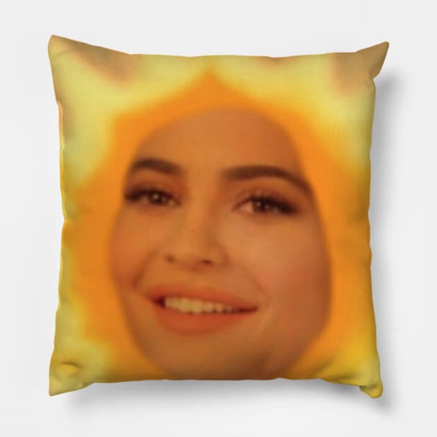 Kylie Jenner "Rise and Shine" Pillow by artsylab