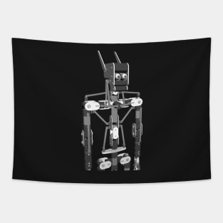 B&W Concept Robot 01 Tapestry