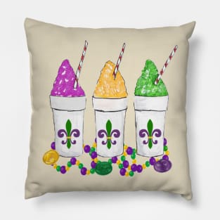 Mardi Gras Sno Balls Pillow