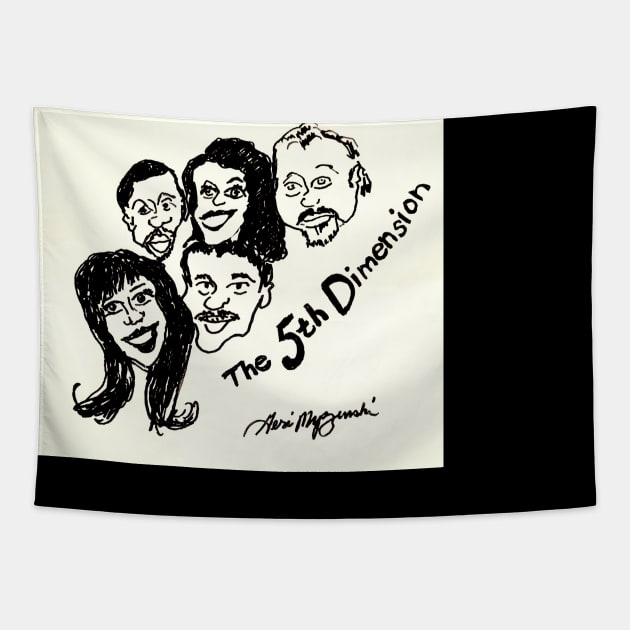 The 5th Dimension Tapestry by TheArtQueenOfMichigan 