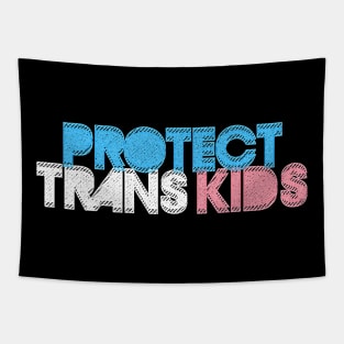 Protect Trans Kids - Typographic Design Tapestry