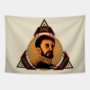 Haile Selassie I Jah Rastafari Tapestry