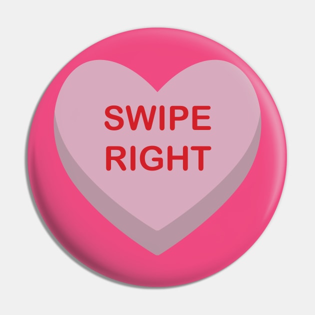 Swipe Right Pin by Shelby Ly Designs