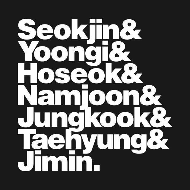 Bangtan Boys Names by KDNJ