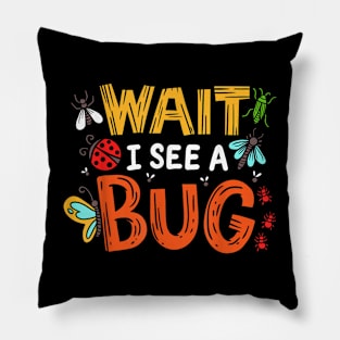 Bug Insect Gift for Entomologists and Bug Lovers Pillow