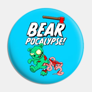 BEARPOCALYPSE! Zombie Bear Pin