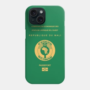 Mali passport Phone Case