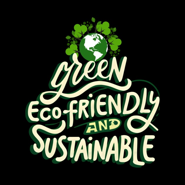 green, eco friendly and sustainable by Double You Store