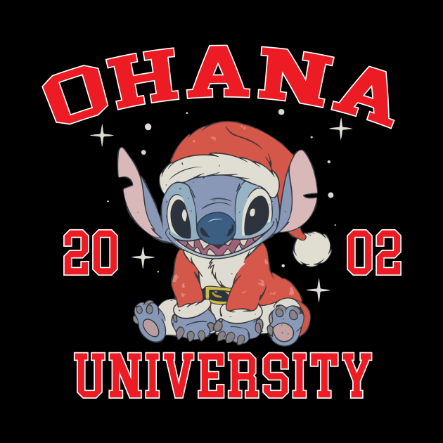 Ohana means family - Christmas Stitch by EnchantedApparel