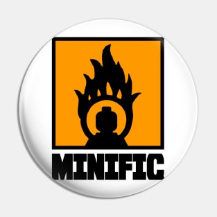 MINIFIG IN FLAME LOGO Pin